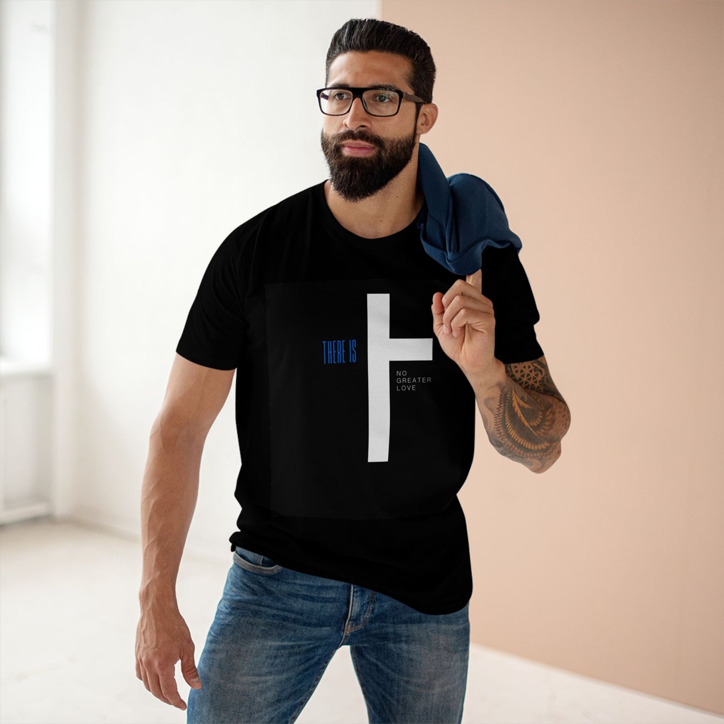 Christian Graphic Tee - 'There is No Greater Love'