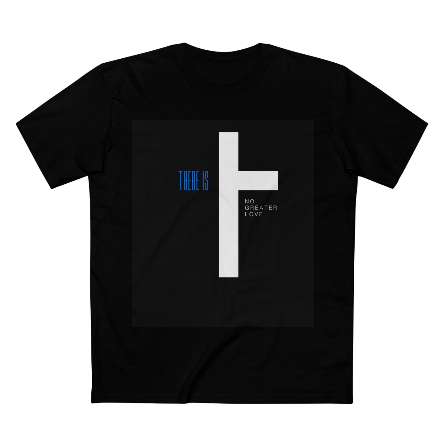 Christian Graphic Tee - 'There is No Greater Love'